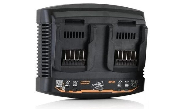 Dual Channel Rapid Charger for ShineMate Cordless Polishers