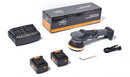 ShineMate EB351-5/15 18V Cordless Random Orbital Polisher 15mm Throw with 2 Batteries & Charger