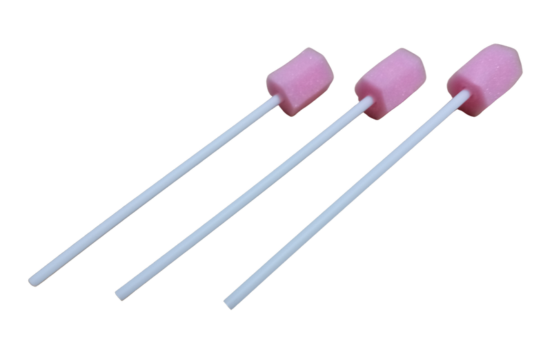 Swabs Detailing Hexagon Sponge on a Shaft - pack of 50