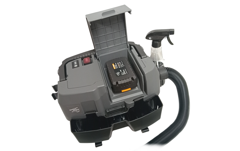 ShineMate Brushless Wet & Dry Cordless Vacuum Cleaner EC405 18v 5aH Battery