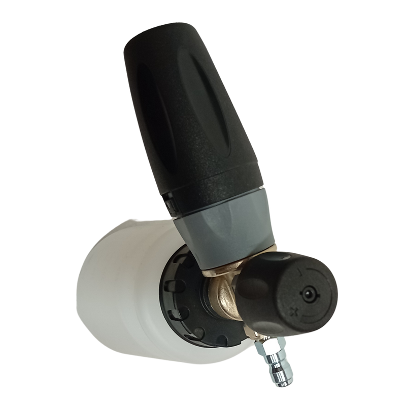 Winners Detailing MTM PF22.2 QR 360° Foam Cannon Modified To Accept Wide-Mouth Threaded Bottles - Easy On Easy Off!