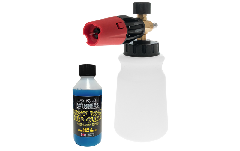 Pro 360 Snow Foam Blaster 1L Fittings with FREE Winners Mini Snow Foam Deep Clean
