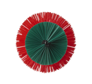 Vikan Wheel Brush Red-Green Medium 325mm Protected Shaft