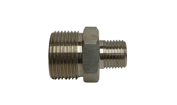 Connector - Stainless Steel M22 Male - 1/4 BSP Male