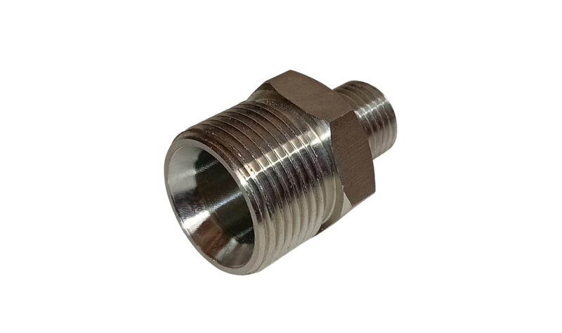 Connector - Stainless Steel M22 Male - 1/4 BSP Male
