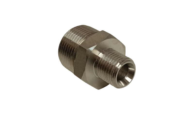 Connector - Stainless Steel M22 Male - 1/4 BSP Male