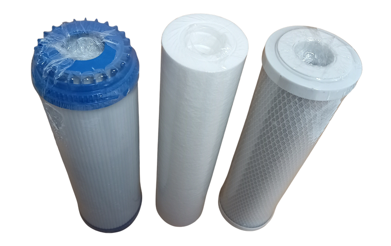 Replacement Pond Filters - 10 inch Standard Sized Filters - Set of 3 or Singles