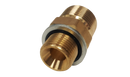 Coupler - Brass M22 Male -3/8" BSP Male including 3/8" Dowty Washer