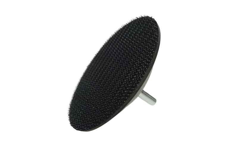 Backing Plate - Low Profile, Hook & Loop, 6mm Shaft