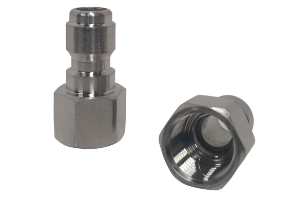 Quick Release Stainless Steel Connector Male 19.8mm - 3/8" BSP Female "MAXI"