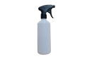 500ml Spray Bottle with Viton Spray Head - Black