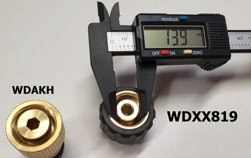 Adaptor - Bosch / Karcher 22mm HD Pro 13.9mm internal shaft WDXX819