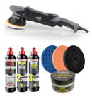 ShineMate EX620 5/15 1200W 240V Random Orbital Polisher 15mm Throw WITH Winners Polishing Kit A - Light