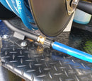 Slick Blue Pressure Washer Hose Reel/Fly Hose 1/4" 1 Wire 225 Bar 150deg C M22 Female - M22 Female fittings - 1.5 metre