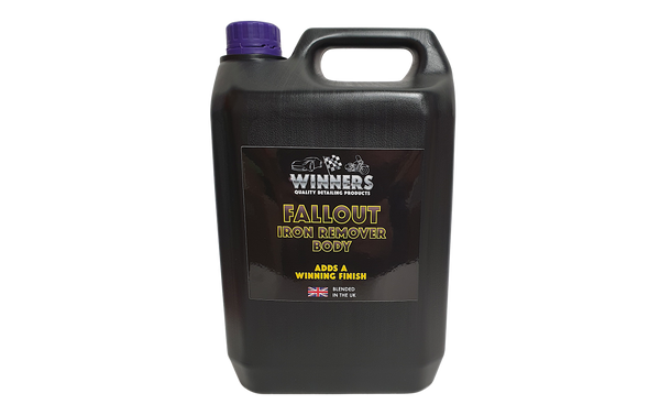 Winners Fallout Iron Remover Body 5 Litre - Fallout Ferrous Contamination Remover for Bodywork