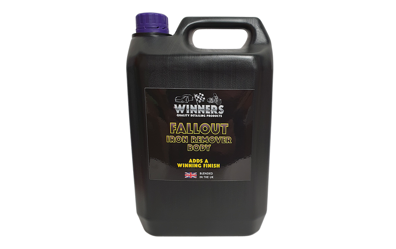 Winners Fallout Iron Remover Body 5 Litre - Fallout Ferrous Contamination Remover for Bodywork