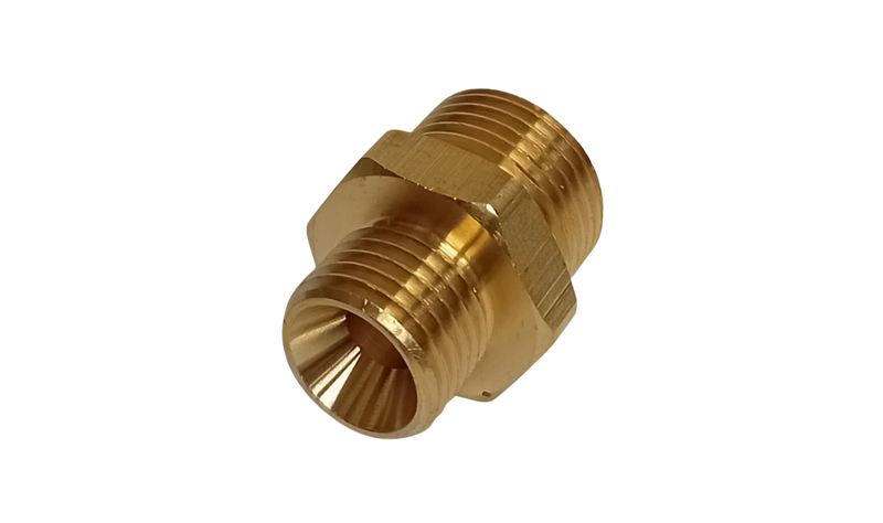 Connector - Brass 1/4 BSP Male - 3/8 BSP Male