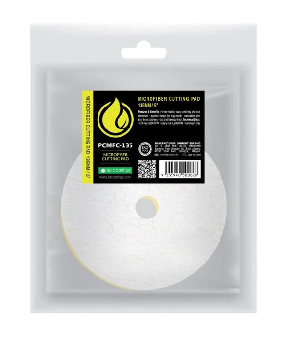 Cutting Pad Microfibre Black 5" / 135mm