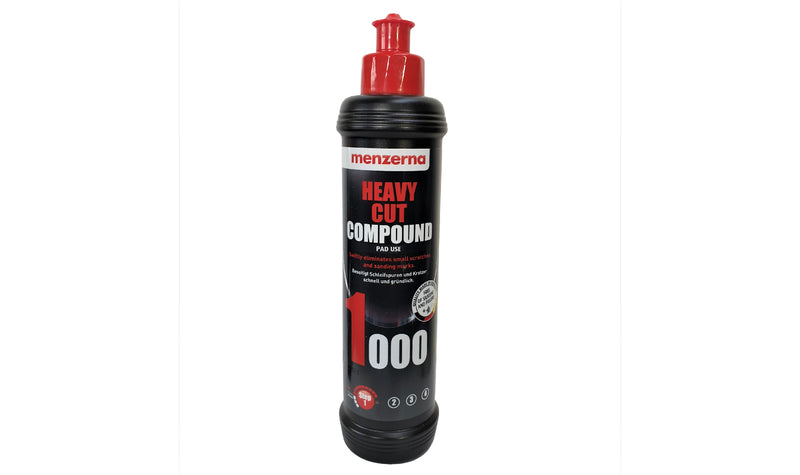 Menzerna Heavy Cut 1000 Compound 250ml - Removal of Sanding Marks, Scratches and Overspray