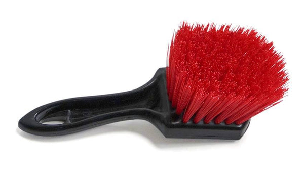 9 inch Nylon Brush with polypropylene handle.