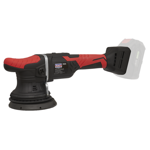 Sealey Cordless Orbital DA Polisher 20V 5"/125mm Kit 2 - 2 4Ah Batteries & Charger