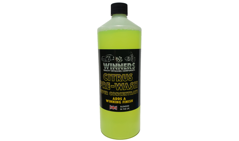 Citrus Pre-Wash 1 Litre - Super Concentrate for Deep Cleaning - Degreases & Cleans