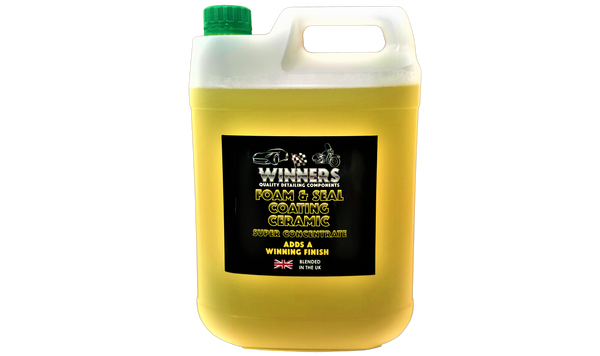 Foam & Seal Coating Ceramic 5 Litre - SiO2 Hydrophobic Protection with High Gloss Finish