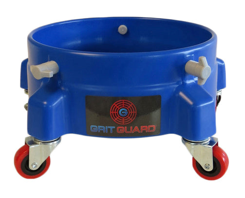 Grit Guard Bucket Dolly with Locking Casters - 250 lbs Capacity - 4 Colours