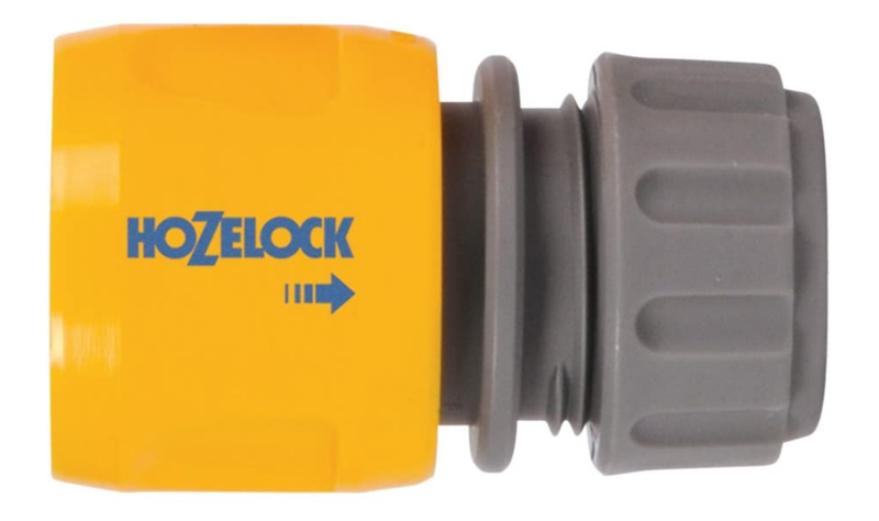 Hozelock Hose end connector (12.5mm & 15mm), Grey