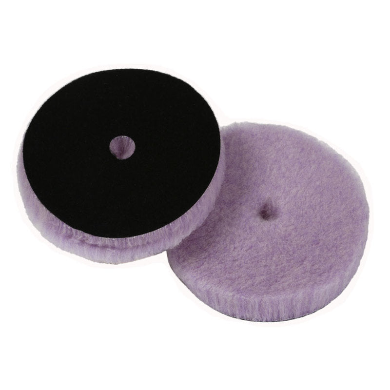 Lake Country Purple Foamed Wool Buffing/Polishing Pad - Effective Paint Correction