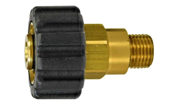 Connector - 1/4" BSP Male x M22 Female M22F14M