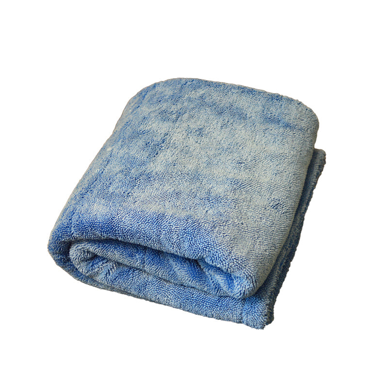 Mammoth Triple Twisted Dual Drying Towel - X-Large Blue & Large Grey
