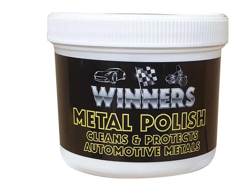 Winners Metal Polish 500g - Fine Abrasive Polish that Removes Light Oxidation & Shines Automotive Metals