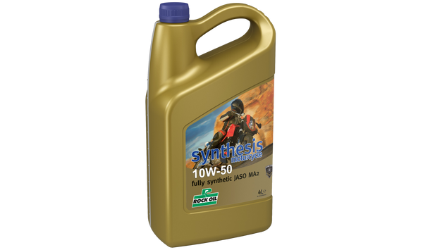 Rock Oil Synthesis 10W 50 Fully Synthetic Engine Oil For Motorcycles 4L