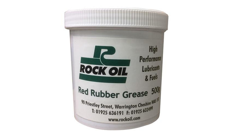 Rock Oil Red Rubber Grease 500g