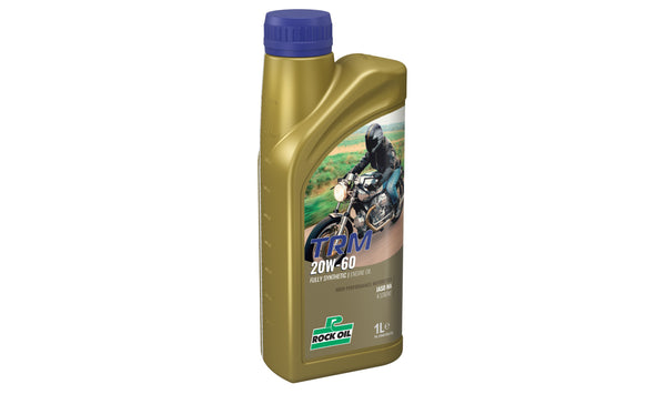 Rock Oil TRM 20W/60 4 Stroke Synthetic Racing Engine Oil 1L - Protection & Wear Reduction
