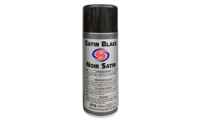 AutoSmart Satin Black Non-Cellulose Paint