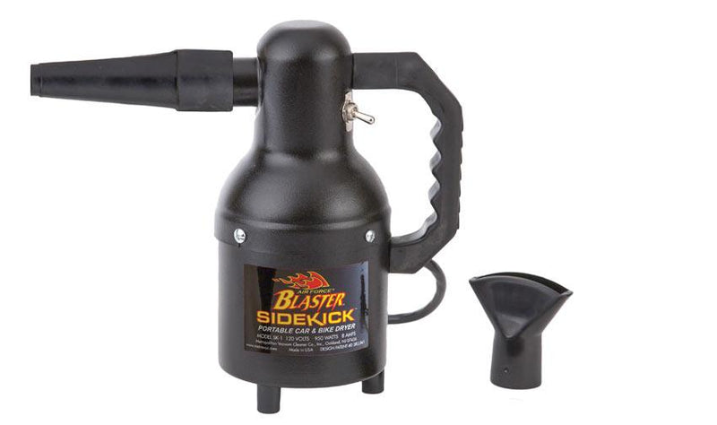 MetroVac SideKick Dryer for cars and motorcycles with a 2 Year Warranty