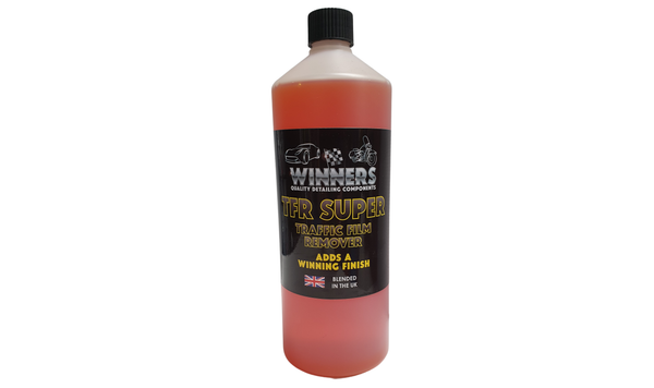 TFR Super Concentrated Traffic Film Remover 1 Litre - Powerful Cleaner for Removing Tough Layers