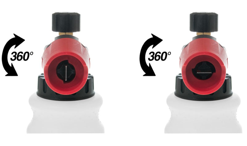 Pro 360 Snow Foam Blaster 1L Fittings