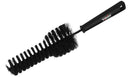 Vikan Chemical Resistant Alloy Wheel Brush with Soft Natural Filaments - Protected Shaft - Tapered Design for Hard to Reach Areas