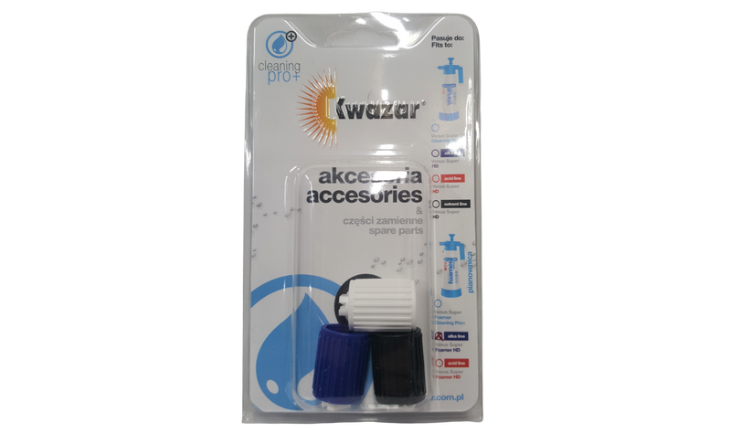 Replacement Nozzles for Kwazar Venus Super Foamer 3 Piece Set.