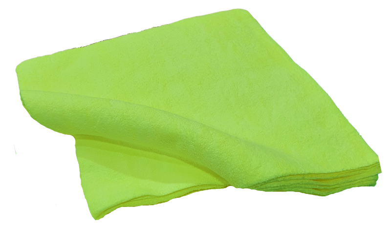 Microfibre Edgeless Terry Cloths 300gsm - Pack of 5 Grey or Yellow