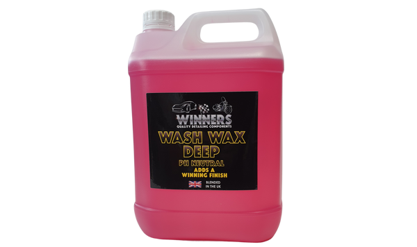 Winners Wash Wax Deep 5L - Perfect for Quick Wash and Wax Finish