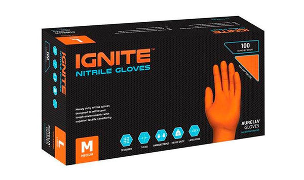 Valeters Ignite Nitrile Gloves - 100