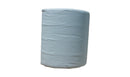 Quality Paper Roll - Centre Feed 2 Ply Embossed Blue 120m x 175mm
