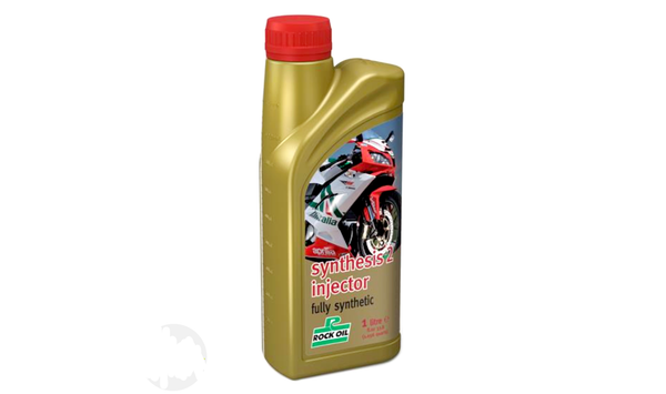Rock Oil Synthesis 2 Injector Fully Synthetic  Injector or Pre-Mix 2-Stroke Oil 1L - Easy Mixing & Ultra Clean Burning